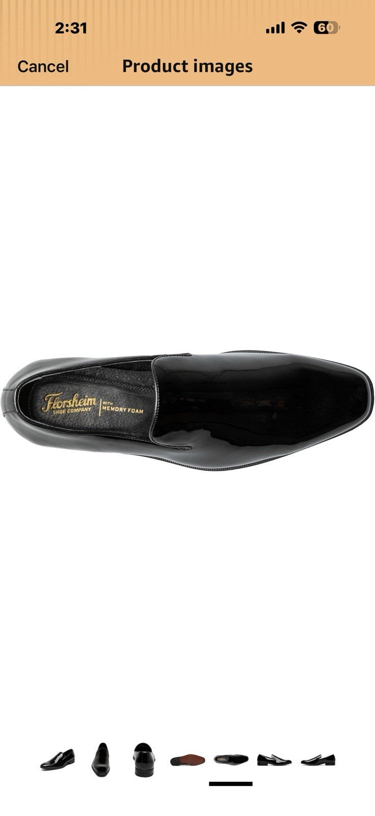 Florsheim Mens Alzano Plain Toe Slip on Size 11