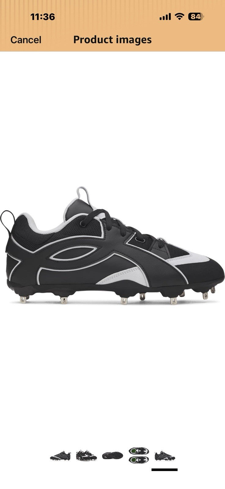 Under Armour Men's Yard Icon Mt Baseball Cleats Size 9