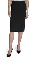 H Halston Womens Woven Suiting Pencil Skirt