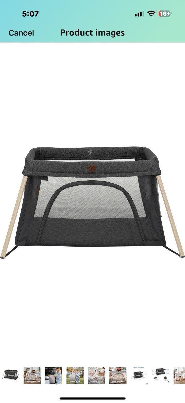 Maxi-Cosi Calao Travel Play Yard, Infant Bassinet, Toddler Playpen,