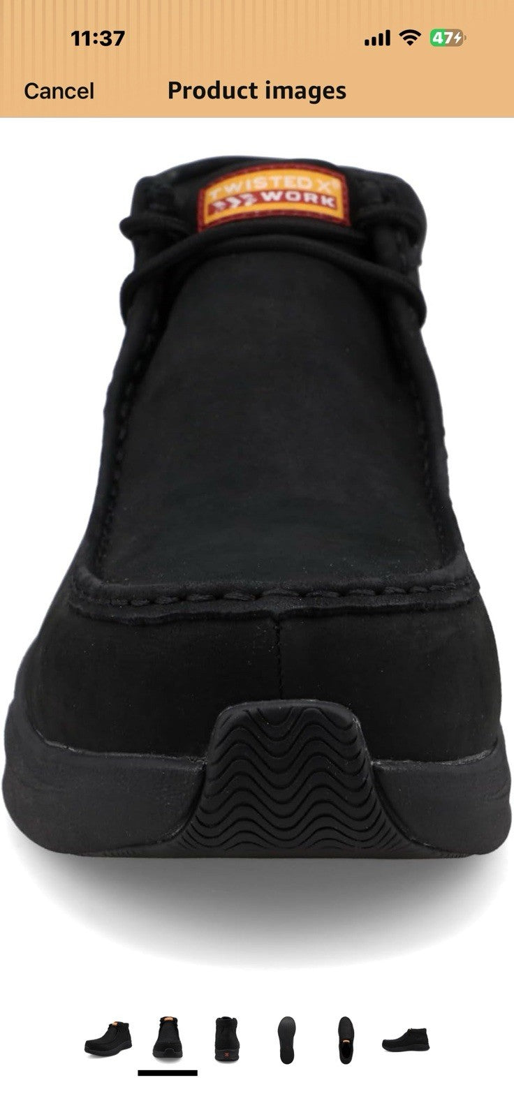 Twisted X mens Ultralite X Mid Nano Composite Toe Work Shoes