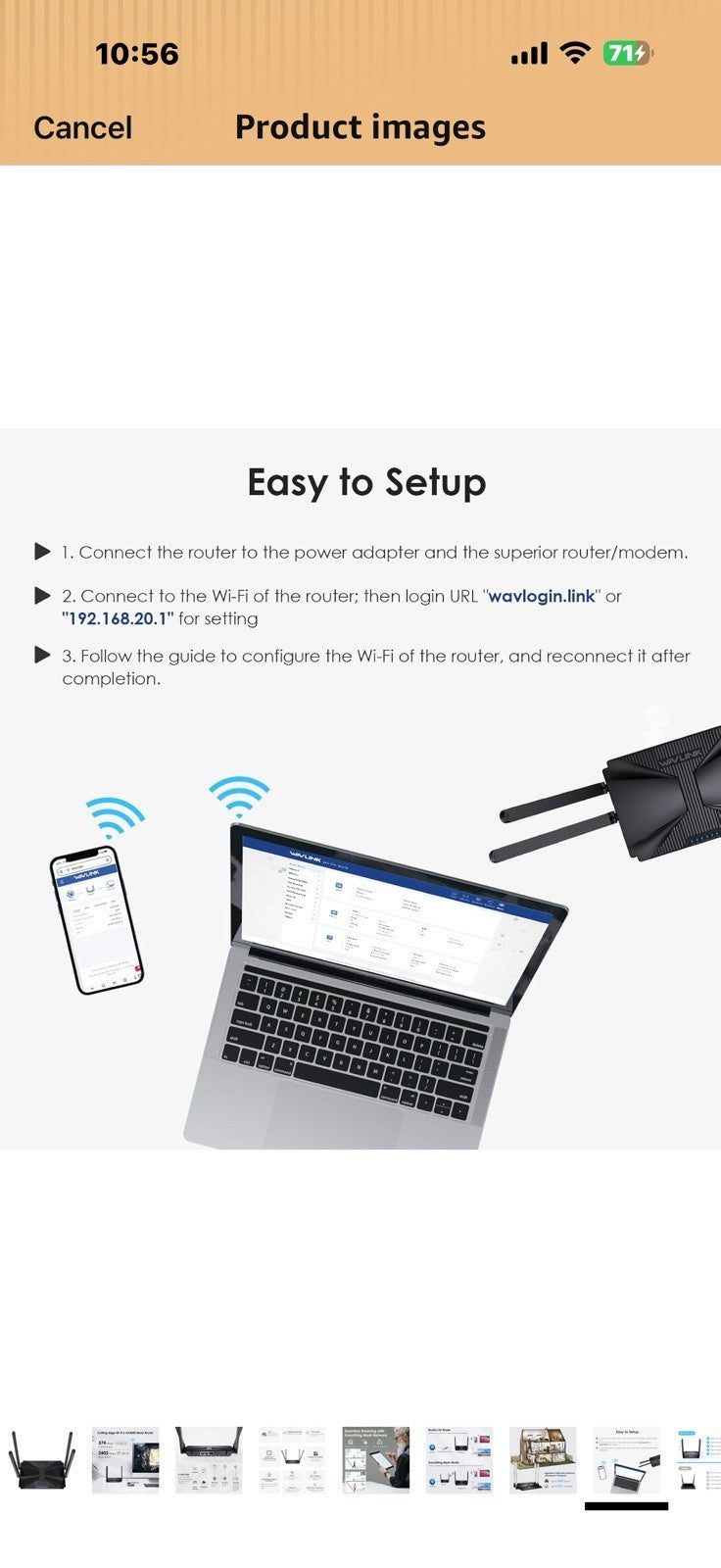 WiFi 6 AX3000 Dual Band Mesh Router, Wireless Gigabit Router for Gaming