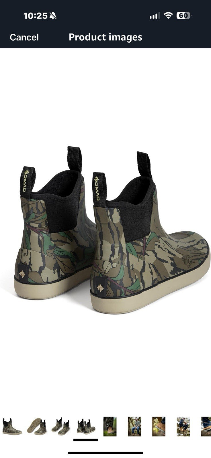 Nomad Men's Ba, Rubber Ankle Hunting Boot Rain Size 10