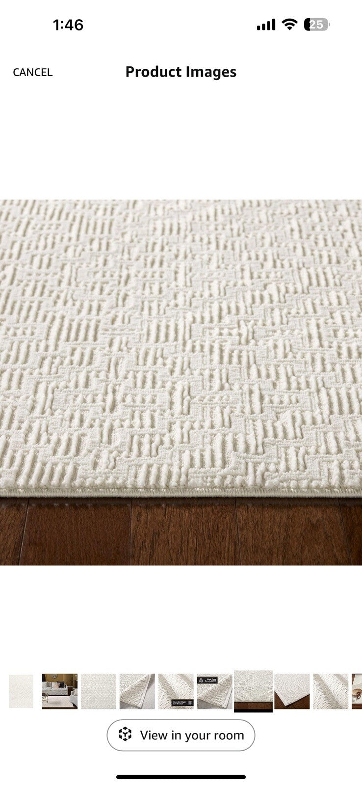 TOWN & COUNTRY LUXE Tretta Modern Geo Area Rug with Plush High-Low 9.2x12.5