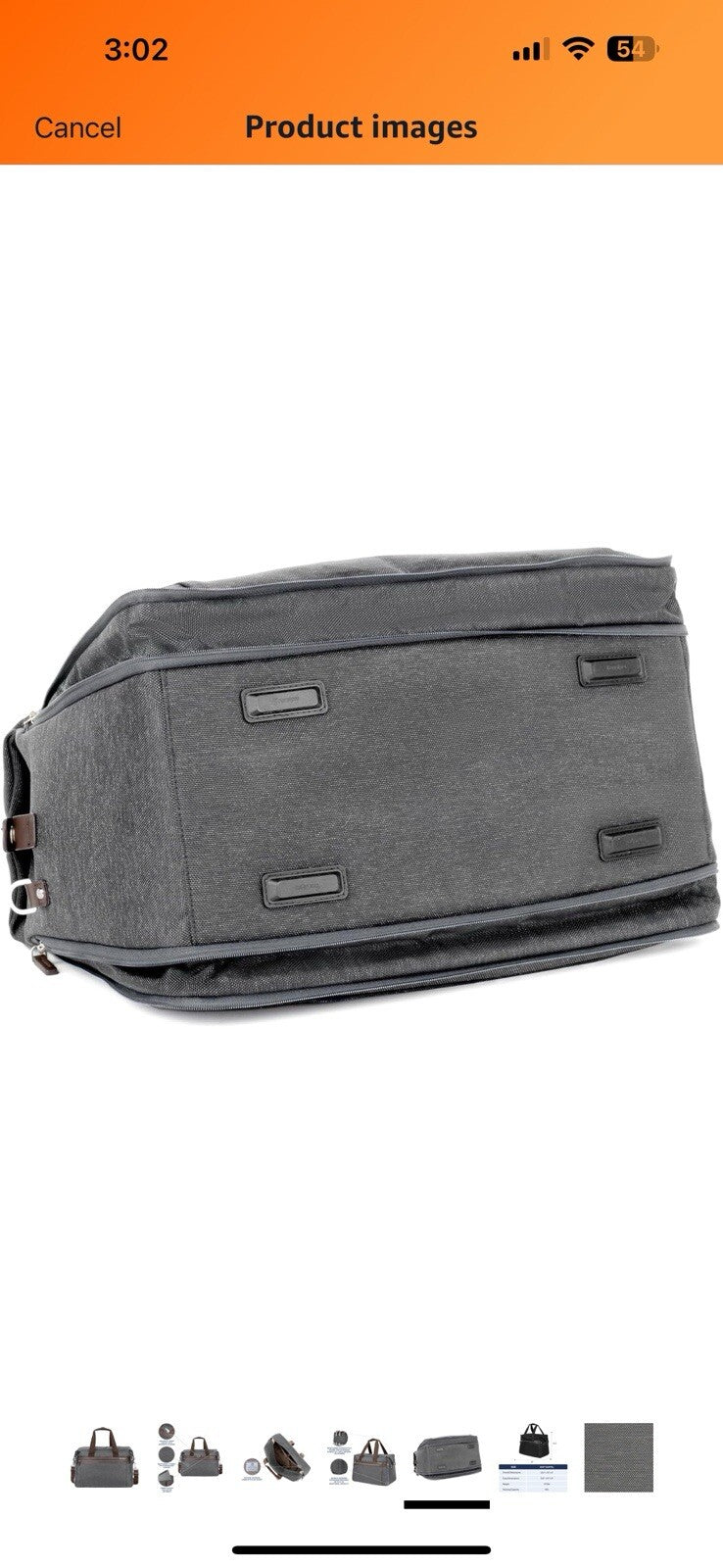 Travelpro Platinum Elite Carry on Soft Travel Duffel Bag