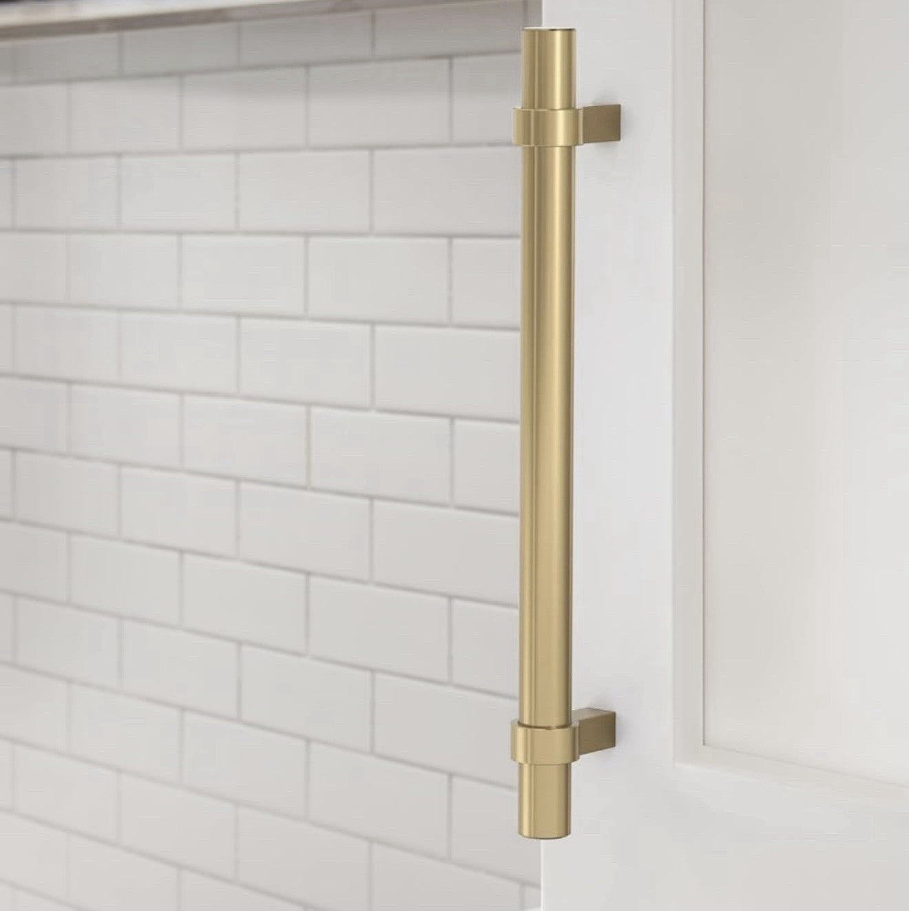 Amerock Central 6-5/16 inch (160mm) Center-to-Center Champagne