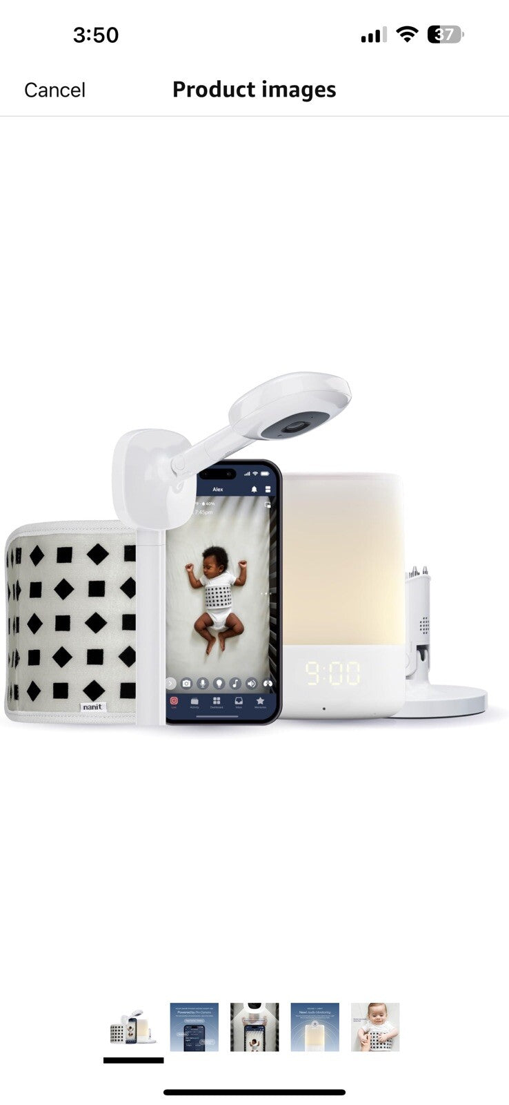 Nanit Superior Sleep Set - Includes Newborn Baby Essentials: Nanit Pro Camera 
