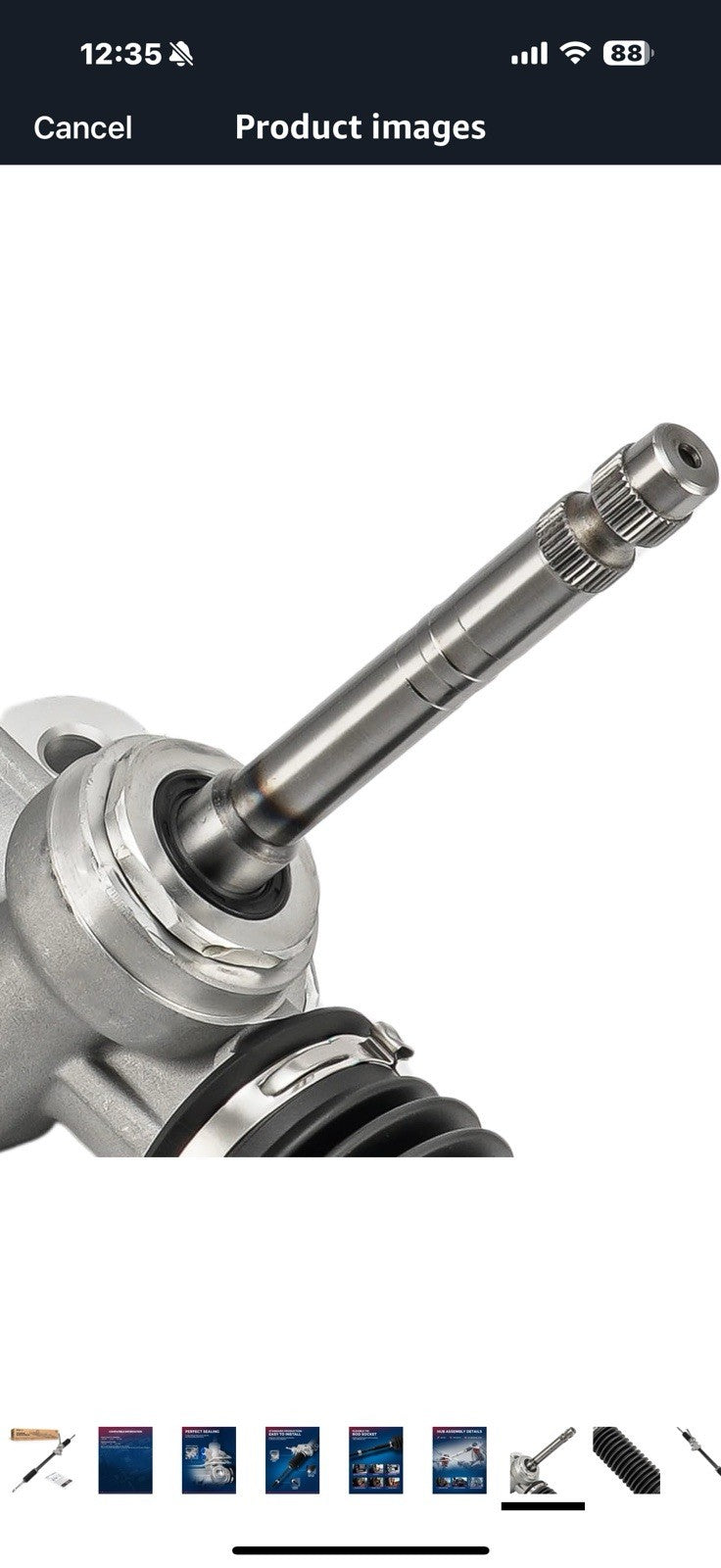 KAX Manual Steering Rack and Pinion Compatible with Hyundai Accent 2012