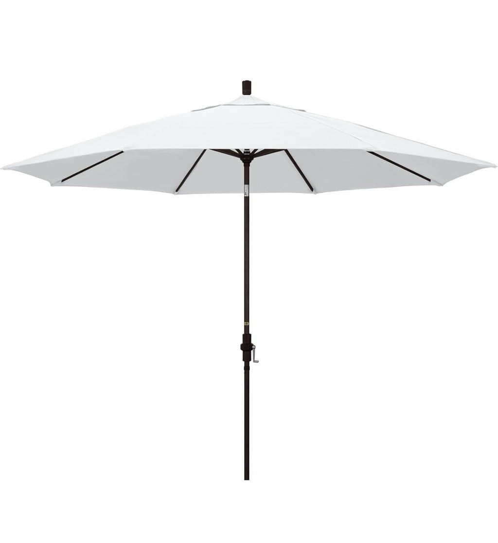California Umbrella 11Ft Premium Patio Umbrella, Hand-Crank, Tilt-Collar
