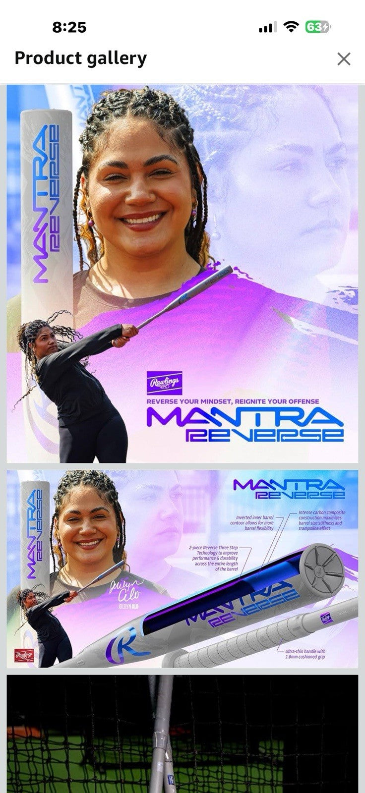 Rawlings | 2025 | Mantra Reverse Fastpitch Softball Bat| 29 Inch  -11 Drop