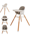 Nuby 4-in-1 Baby High Chair Seat with Removable Tray - 6+ Months to 3 Years