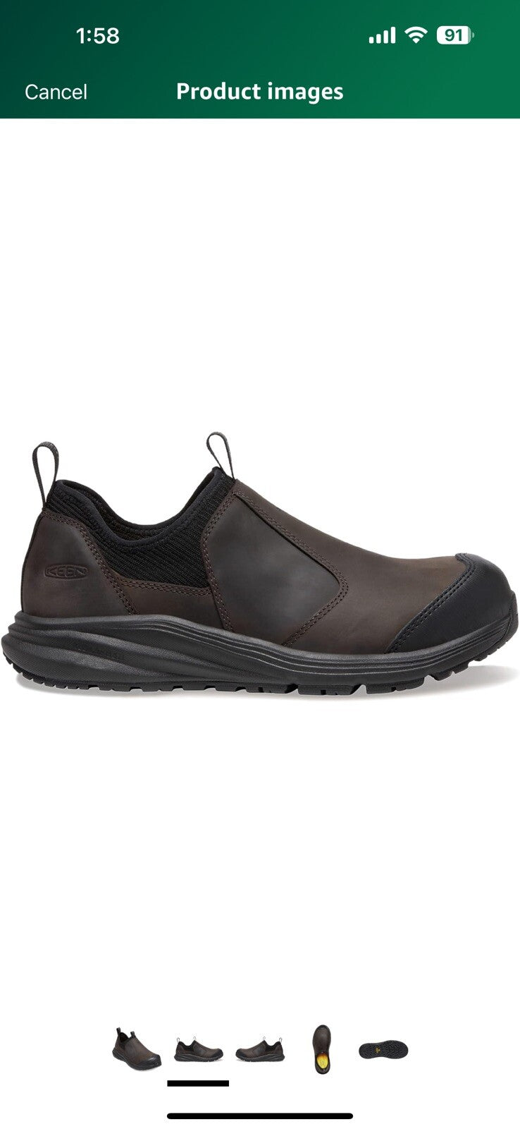 KEEN Utility Men's Vista Energy+ Shift Low Height Composite Toe ESD 15 Size 