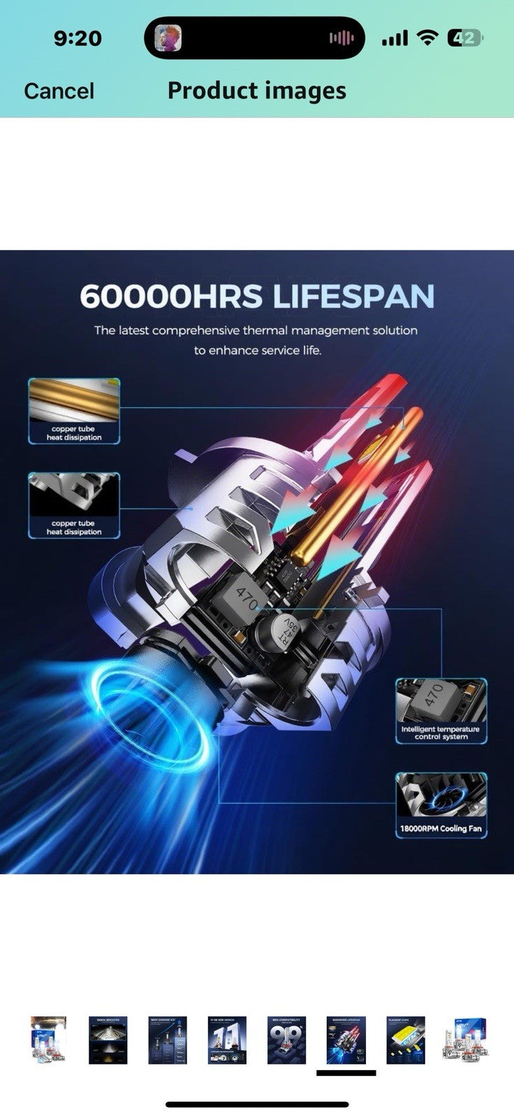 KAX 2025 10X Brightener 9005 H11 Led Bulbs Combo for Car Owners, 