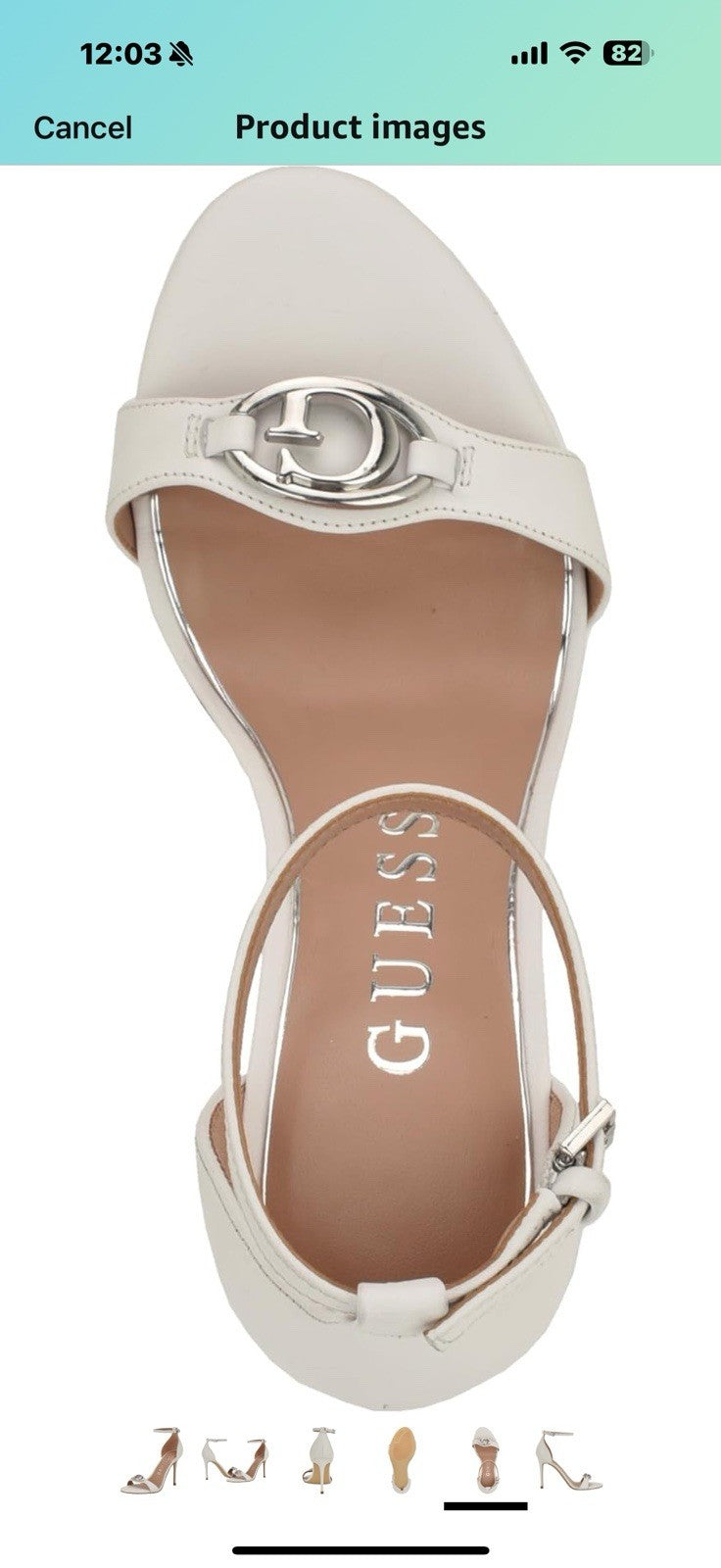 GUESS Women's Kabrina Heeled Sandal Size 10 