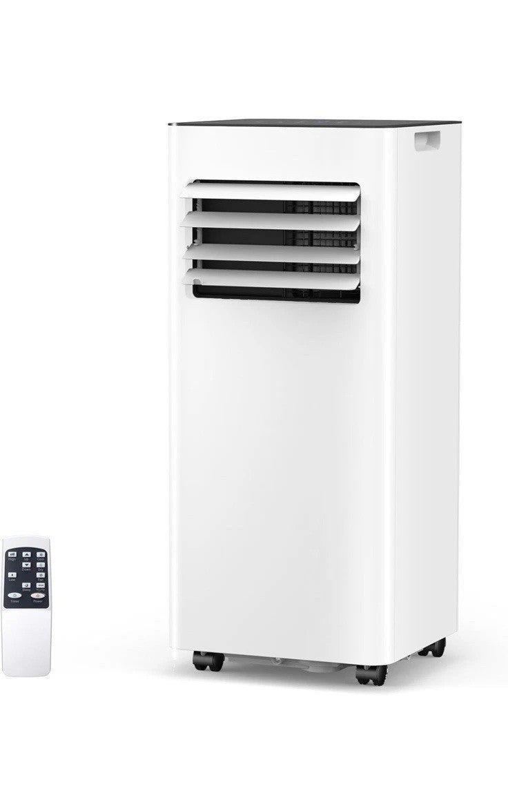 Portable Air Conditioner 8000 BTU (ASHRAE) Cools Up to 350 Sq. Ft., Remote 