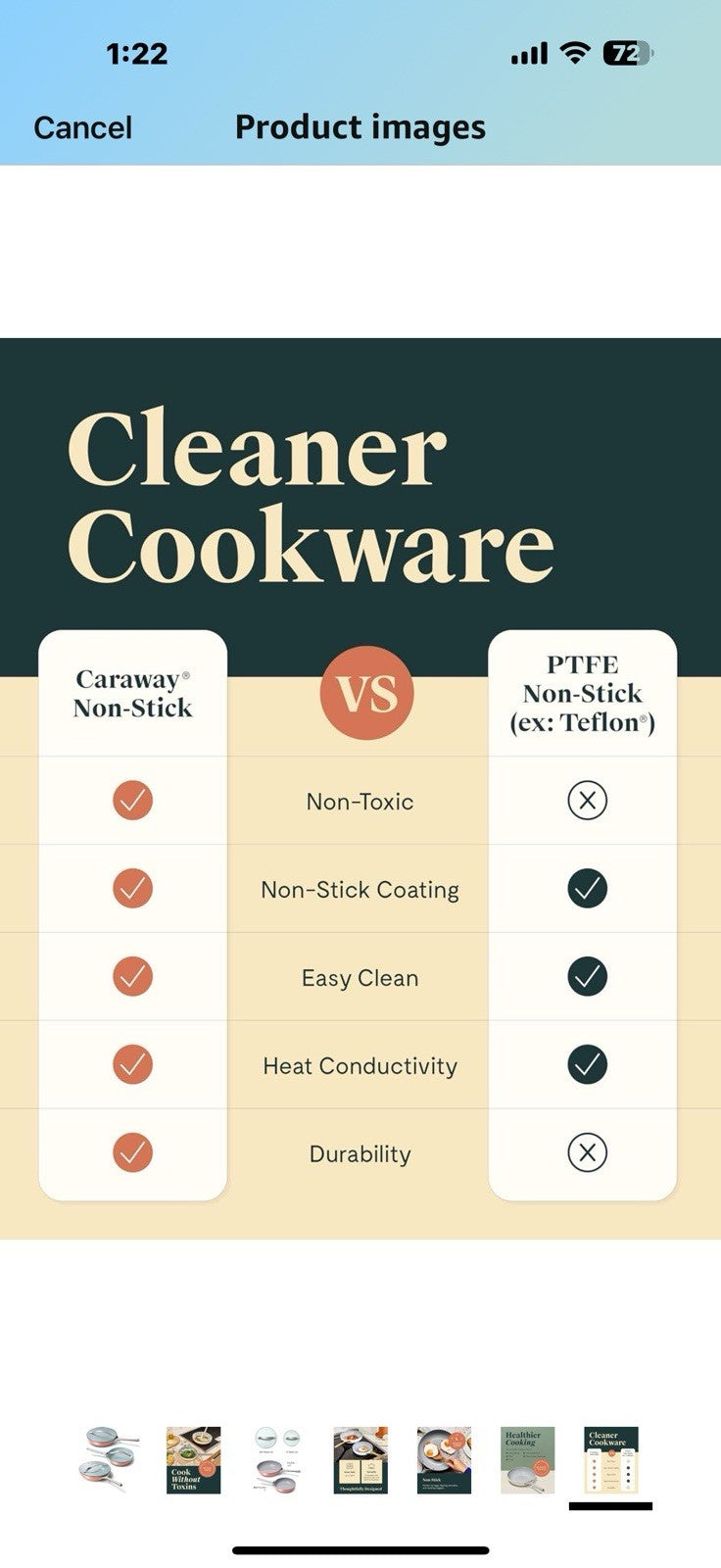 Caraway Ceramic Nonstick Fry Pan Set with Glass Lids – Includes Two 10.5”