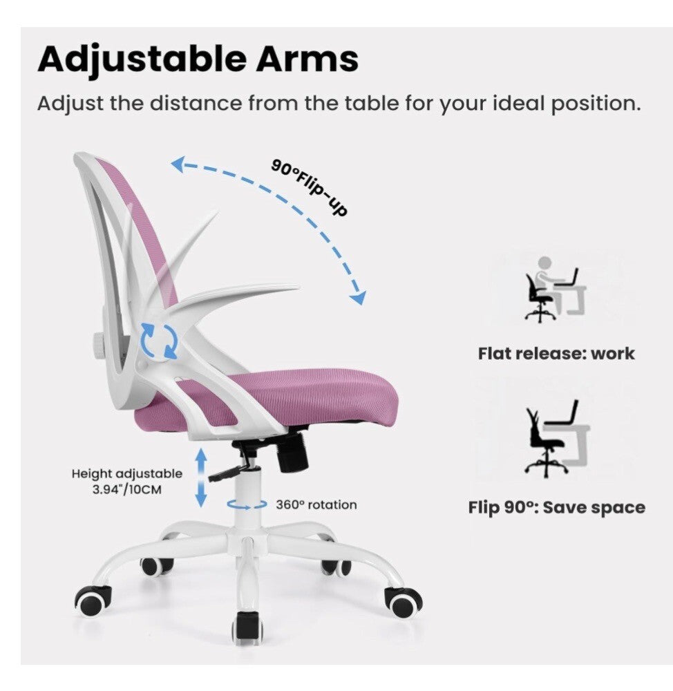Razzor Office Chair, Ergonomic Computer Desk Chair with Lumbar Support, Breathab