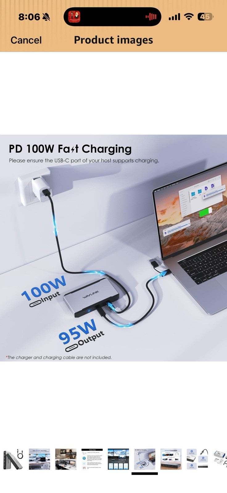 USB C to HDMI Adapter, WAVLINK Triple Monitors Adapter