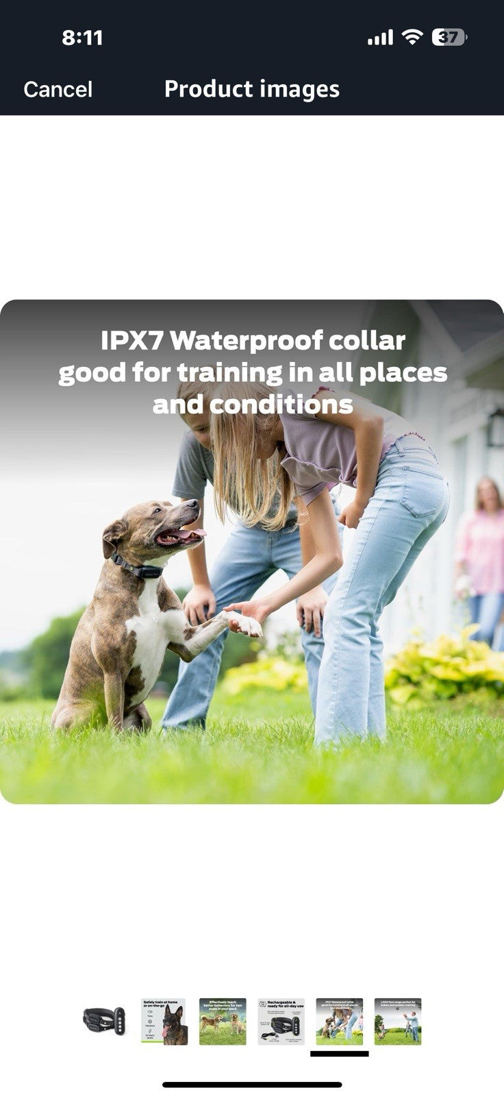 Dog Static Collar - 1000ft Dog Training Collar 2-Dog Bundle with Remote