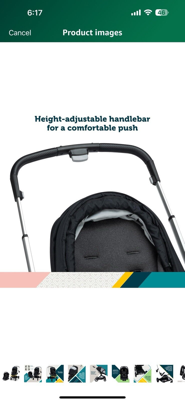 Safety 1ˢᵗ® Turn and Go™ 360° Rotating Modular Travel System, Shade