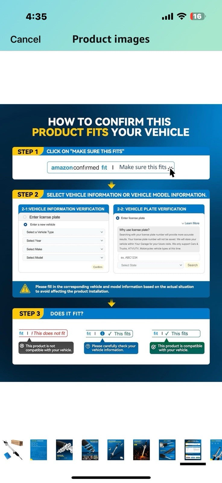 PHILTOP Electronic Steering Rack and Pinion Replacement for Toyota 
