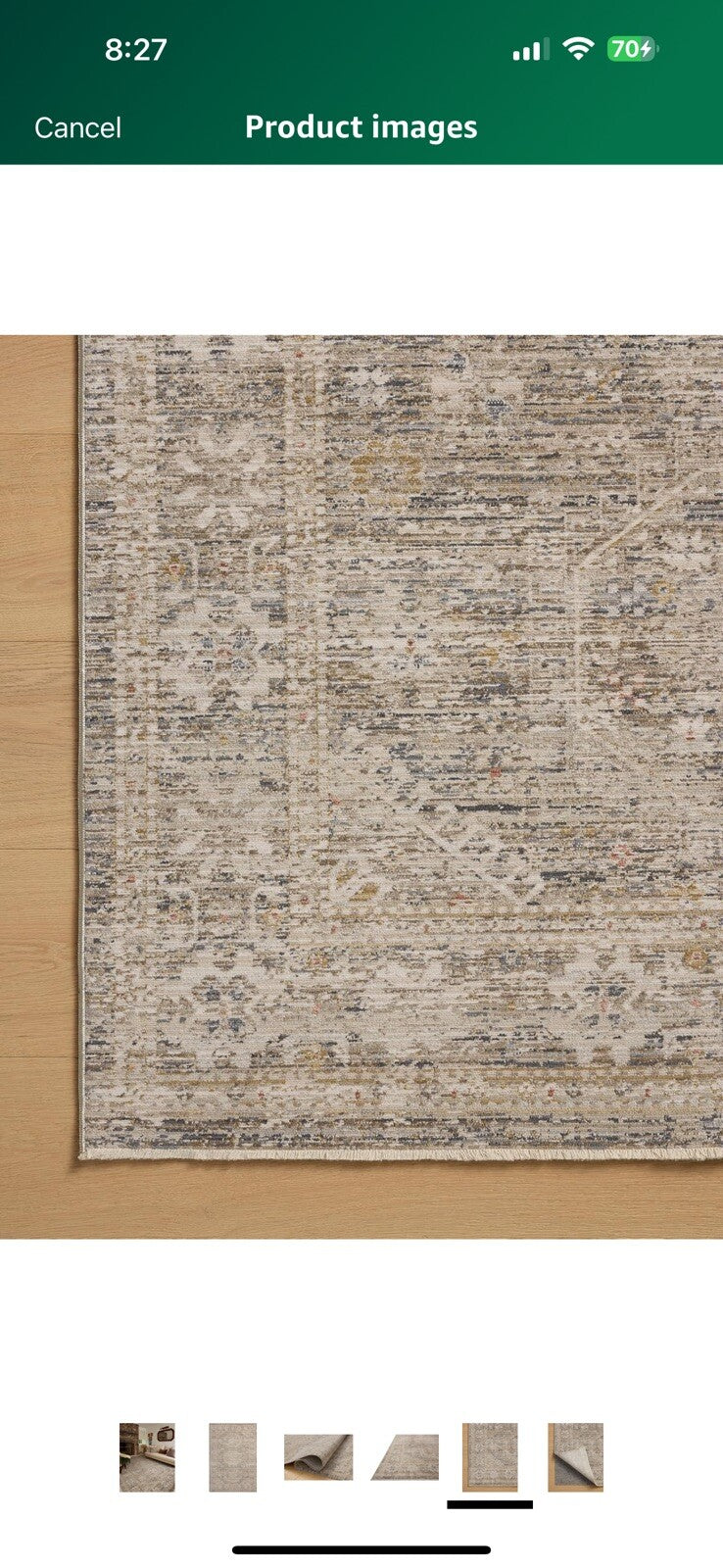 Loloi Chris Loves Julia Ida Collection IDA-01 Taupe/Multi 7'-10" x 10', 