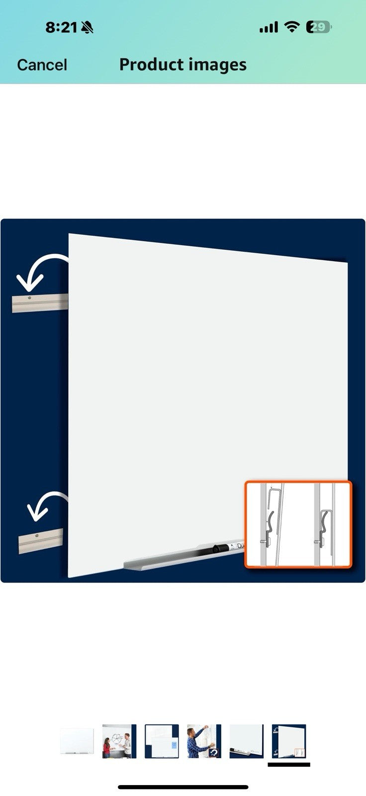 Quartet Magnetic Glass Dry Erase White Board, Anti-Glare, 4' x 3' Whiteboard 