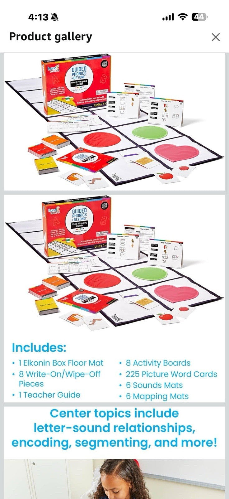 hand2mind Guided Phonics + Beyond Word Mapping Center, Units 1-3, 