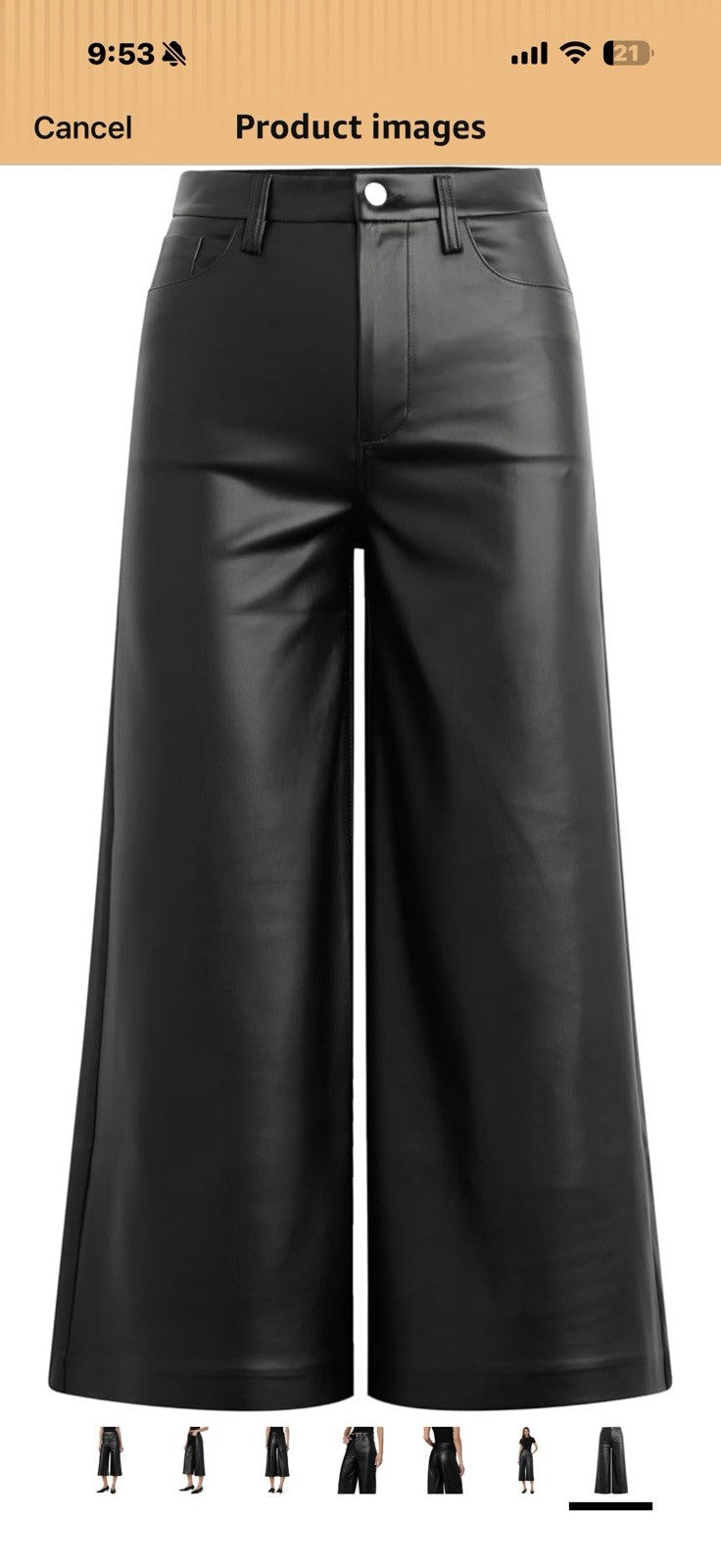Joe's Jeans Womens The High Rise Wide Leg Culotte Size 31