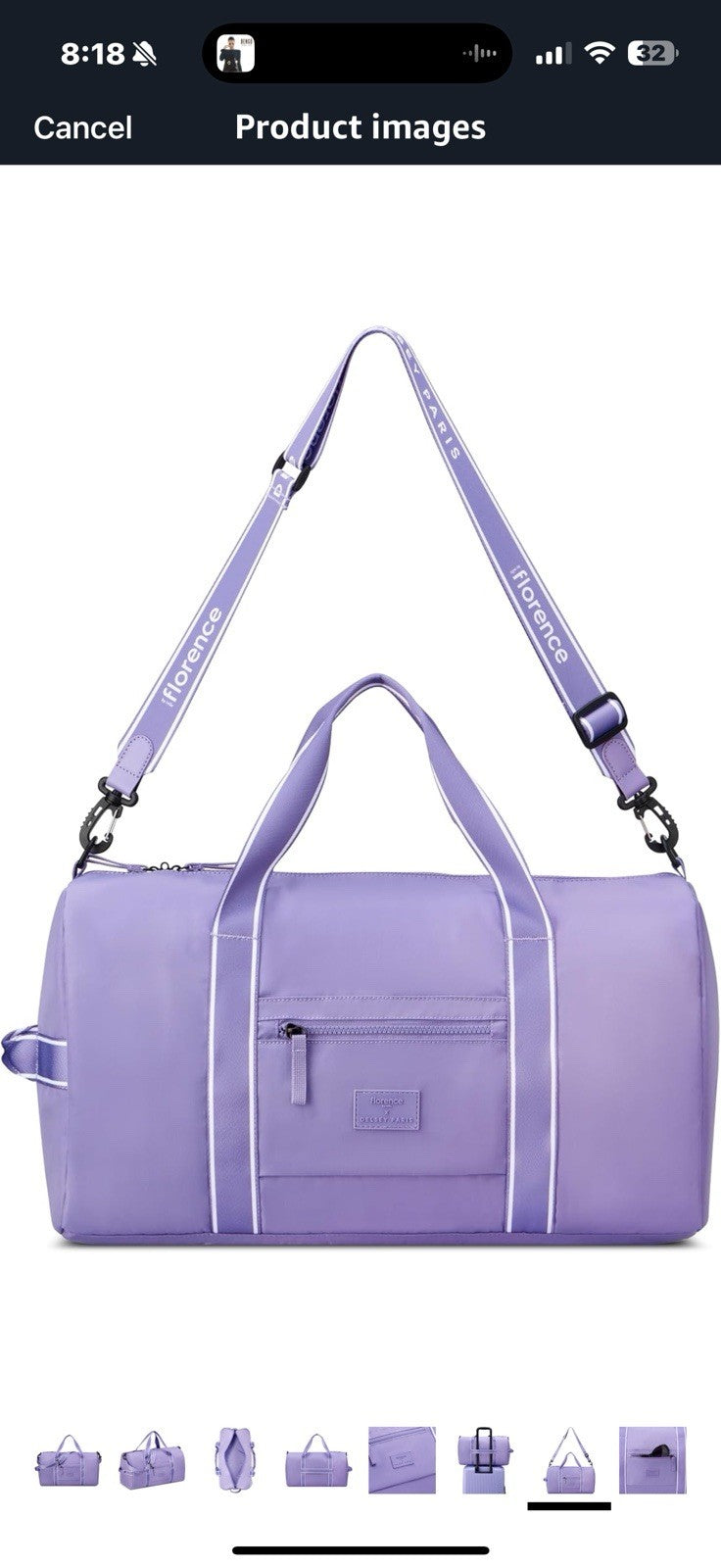 florence by mills Sweet Escape Carry-On Duffle Bag