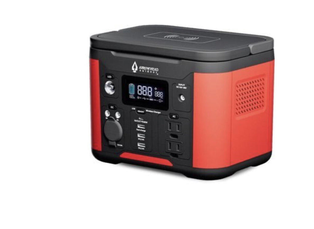 ARROWHEAD OUTDOOR 296WPortable Power Station, Lithium, Solar Generator,