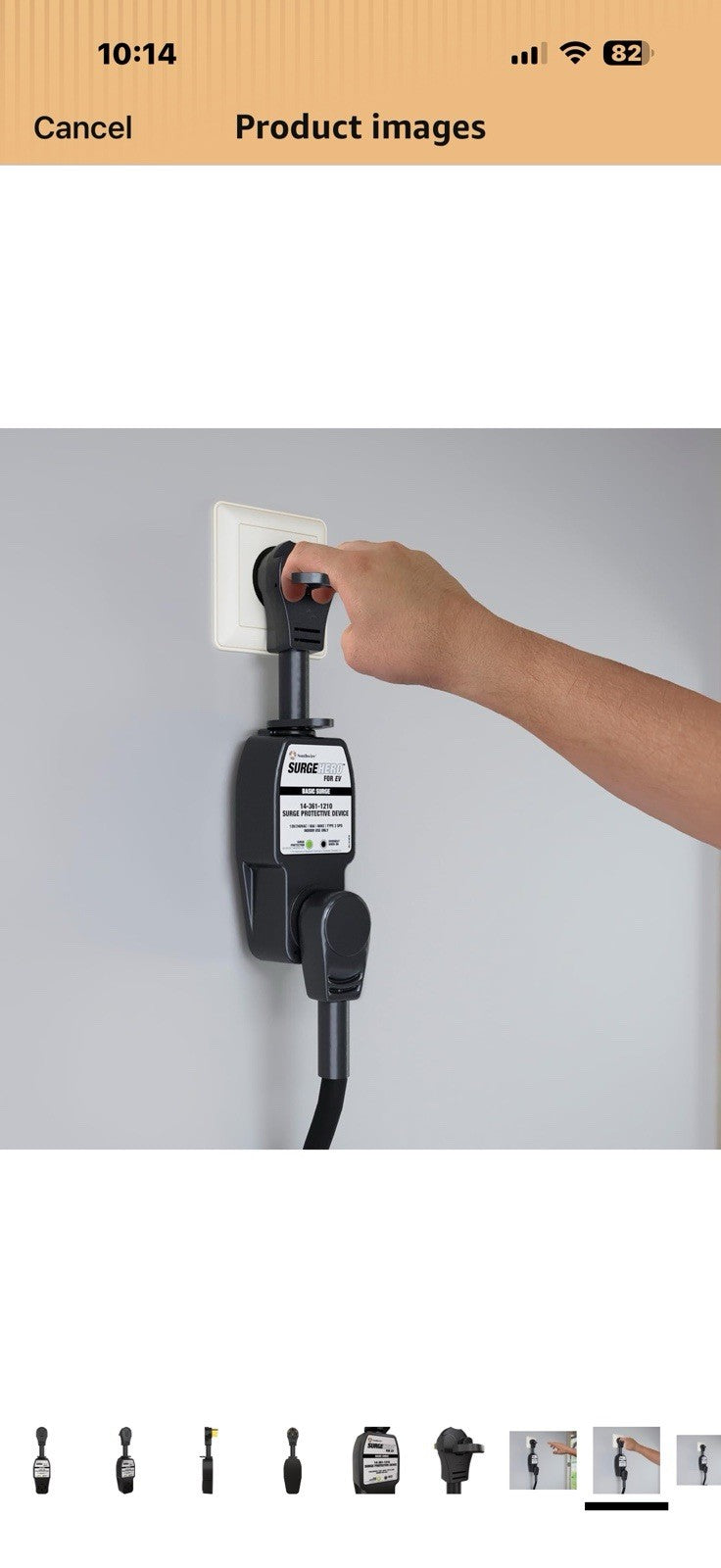 Southwire SurgeHero™ Indoor EV Surge Protector, 240V 50A Inline Surge