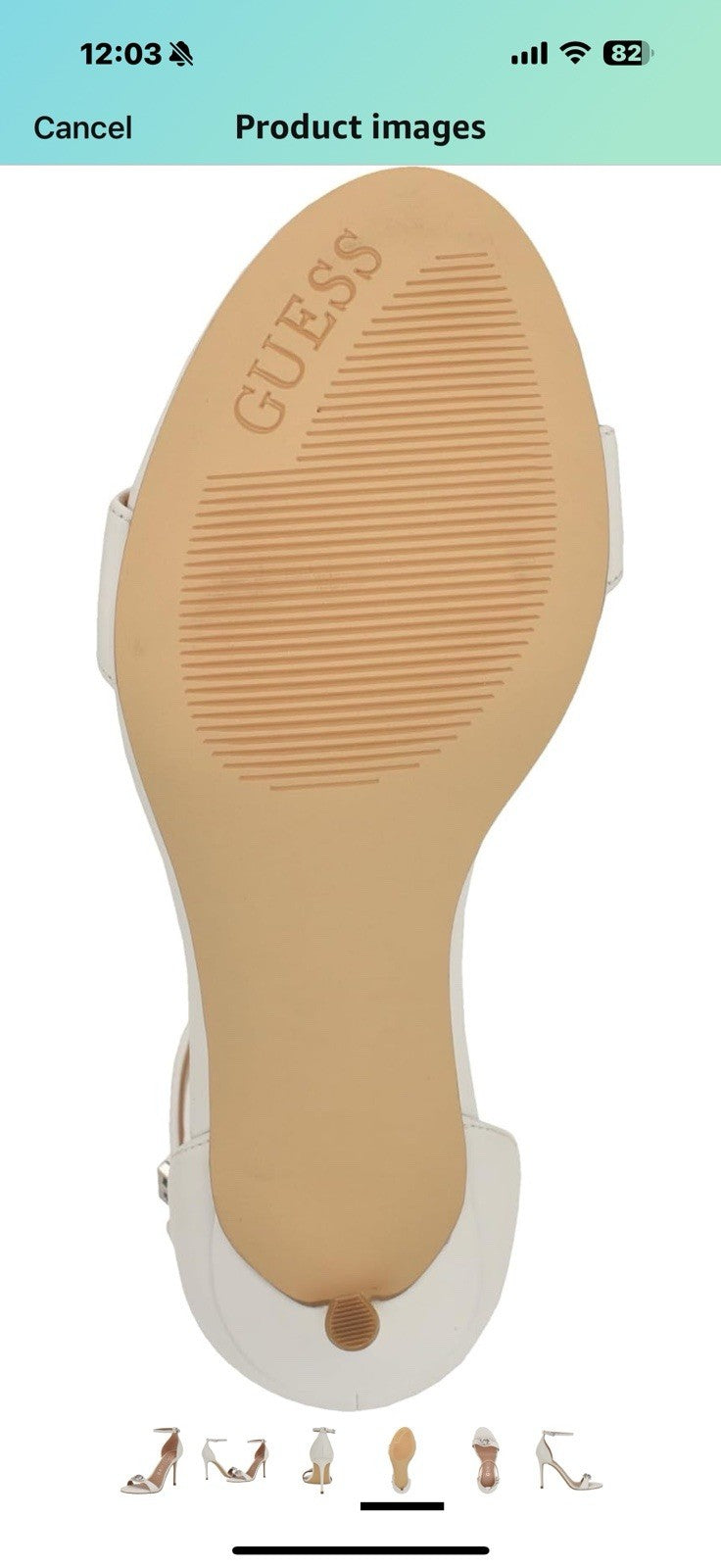 GUESS Women's Kabrina Heeled Sandal Size 10 