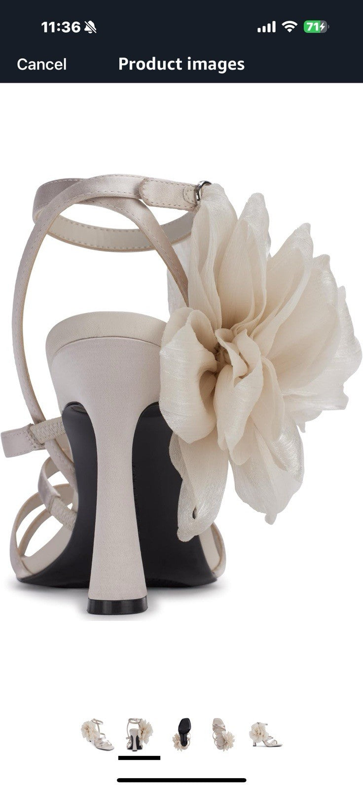 Karl Lagerfeld Paris Women's Caela Evening Sandal Pump Size 9 