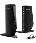WAVLINK USB C Docking Station Dual Monitor, Dual 5K/4K@60Hz