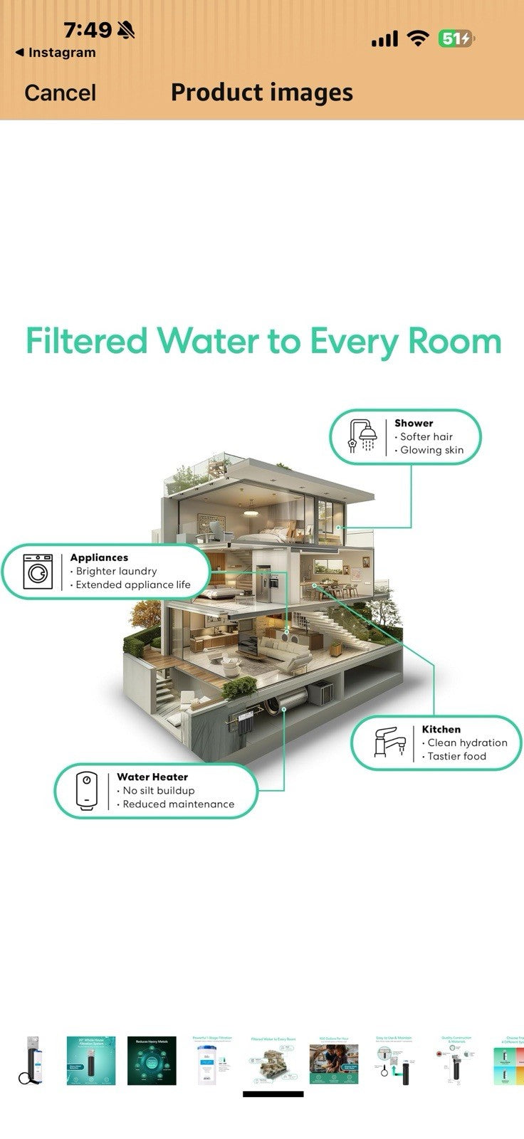 Brio Whole House Water Filter System for Heavy Metal Reduction 