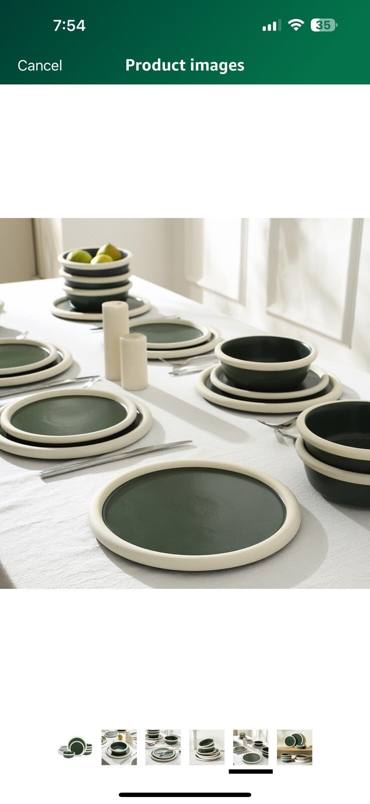 Stone Lain Capri 12-Piece Dinnerware Set Stoneware, 12-Piece - Service for 4