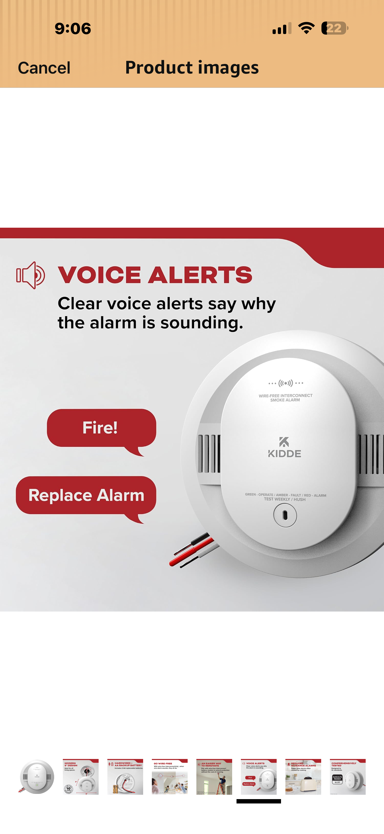 Kidde Smoke Detector, Hardwired with AA Battery Backup, Wire-Free Interconnect, Voice Alerts, LED Status Light, 85 dB Alarm, 5inches, 20SAR-VRF

Style: Hardwired with AA Battery Backup

Size: Smoke Detector

Brand Kidde
Style Hardwired with AA Battery Bac