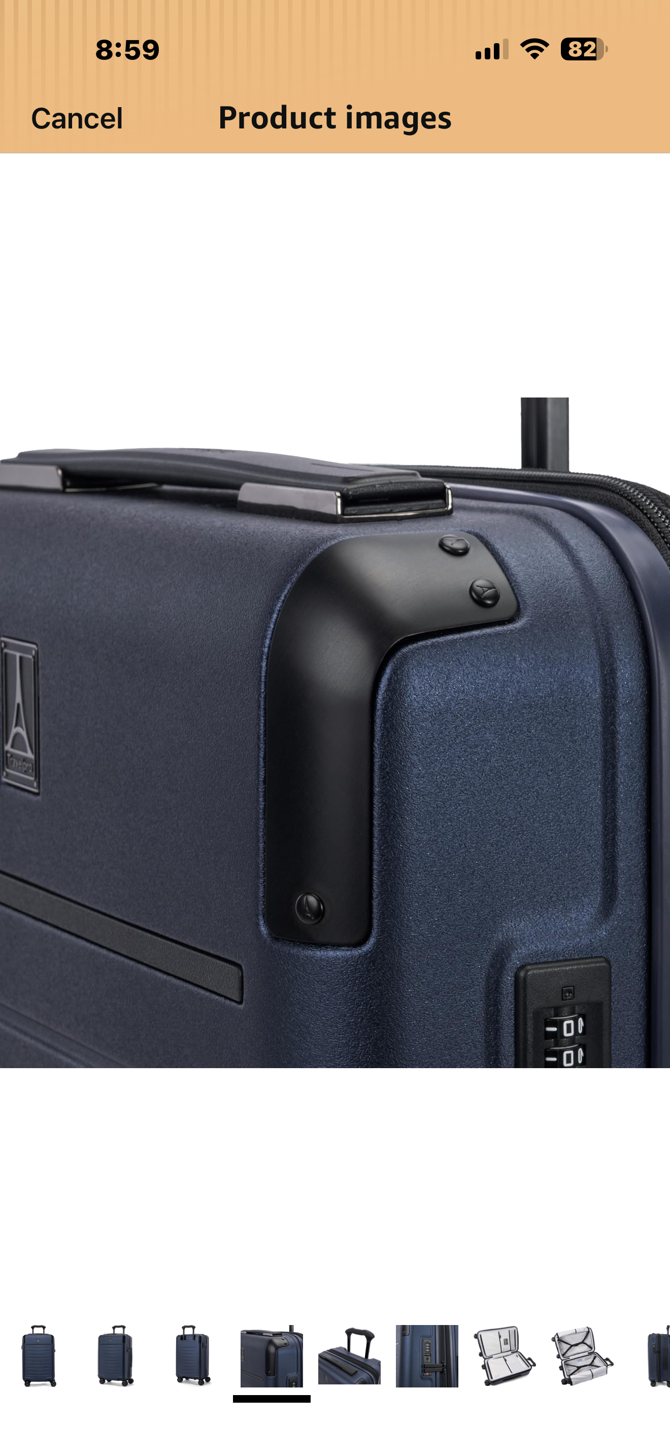 Travelpro Platinum Elite Hardside Expandable Carry on Luggage, 8 Wheel Spinner, TSA Lock, Hard Shell Polycarbonate Suitcase, Aviator Navy, Carry on 21-Inch

EFFORTLESS PRECISION ROLLING — The exclusive PrecisionGlide System combines eight 360° MagnaTrac s