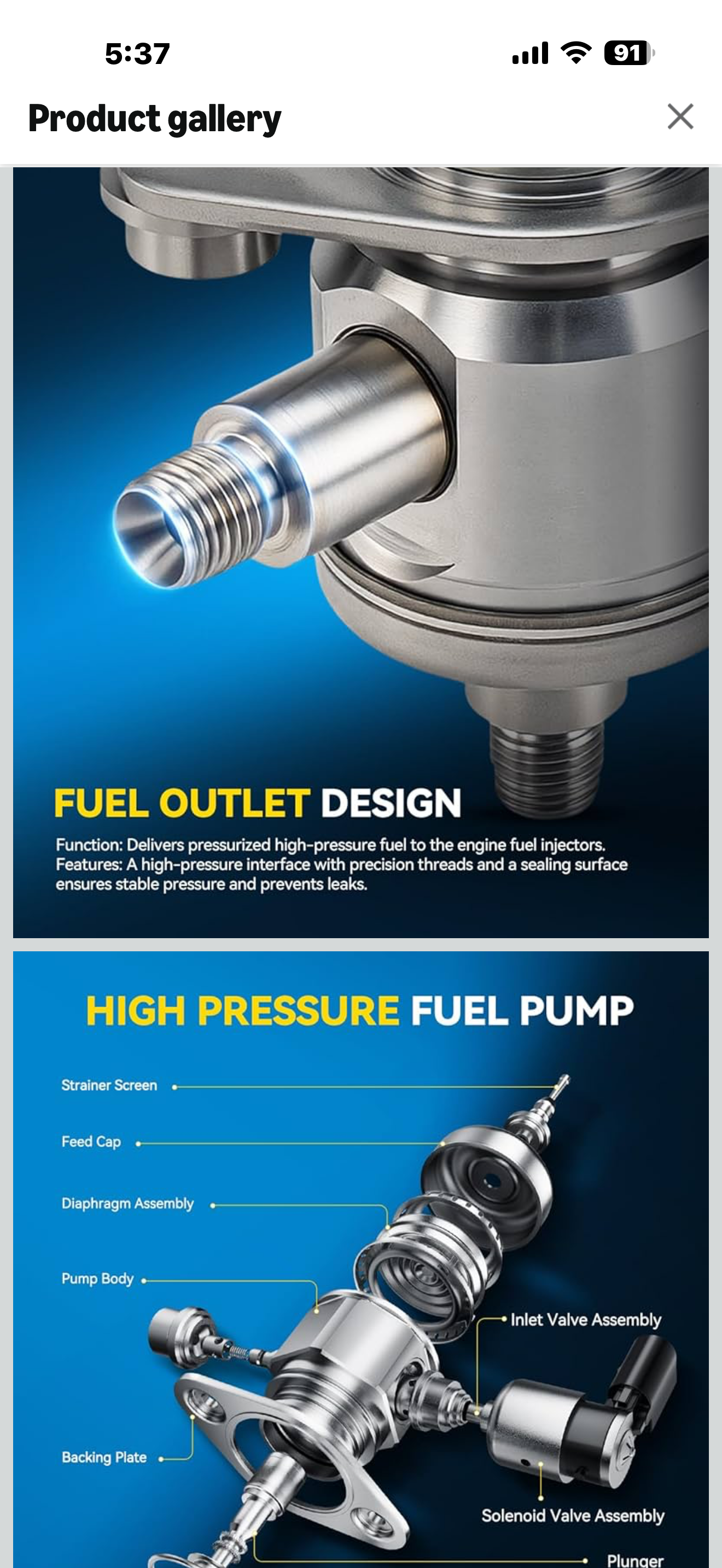 PHILTOP High Pressure Fuel Pump Compatible with Chevrolet Traverse/Enclave 2018-2021, Impala 2012-2020, Cadillac SRX/Buick LaCrosse 2010-2016, Camaro 2012-2015, Equinox2010-2017, V6 3.0L/3.6L, HM10007

Brand PHILTOP
Fit Type Vehicle Specific Fit
Item dime