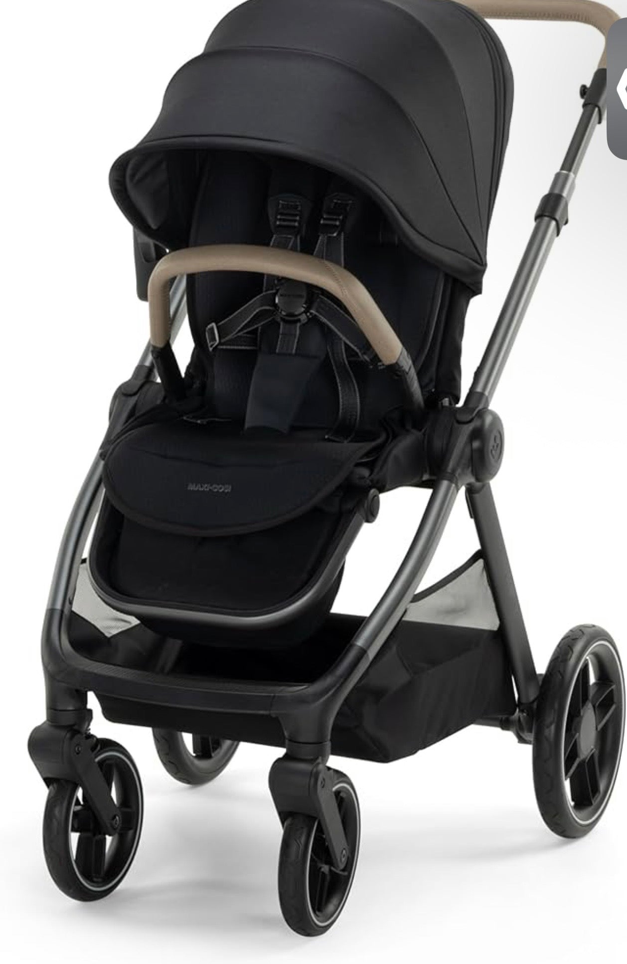 Maxi-Cosi Oxford Modular Stroller, Caspian Caviar

MAXI-COSI OXFORD MODULAR STROLLER With its tailored style, this luxury stroller adapts to the changing needs of your family, with 4 modes of use and an extra-roomy seat that fits a child up to 55 lbs. and