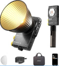 PHOTOOLEX Q100Lite 100W LED Video Light with 72Wh Power Grip, Bi-color Photography Light for Professional Photo Studio, Vlogs, Podcasting & Streaming, CRI97+/TLCI98+/2700K-6500K/27000lux/m, 15 Effects

Brand PHOTOOLEX
Battery Life 4 Hours
Connectivity Tec