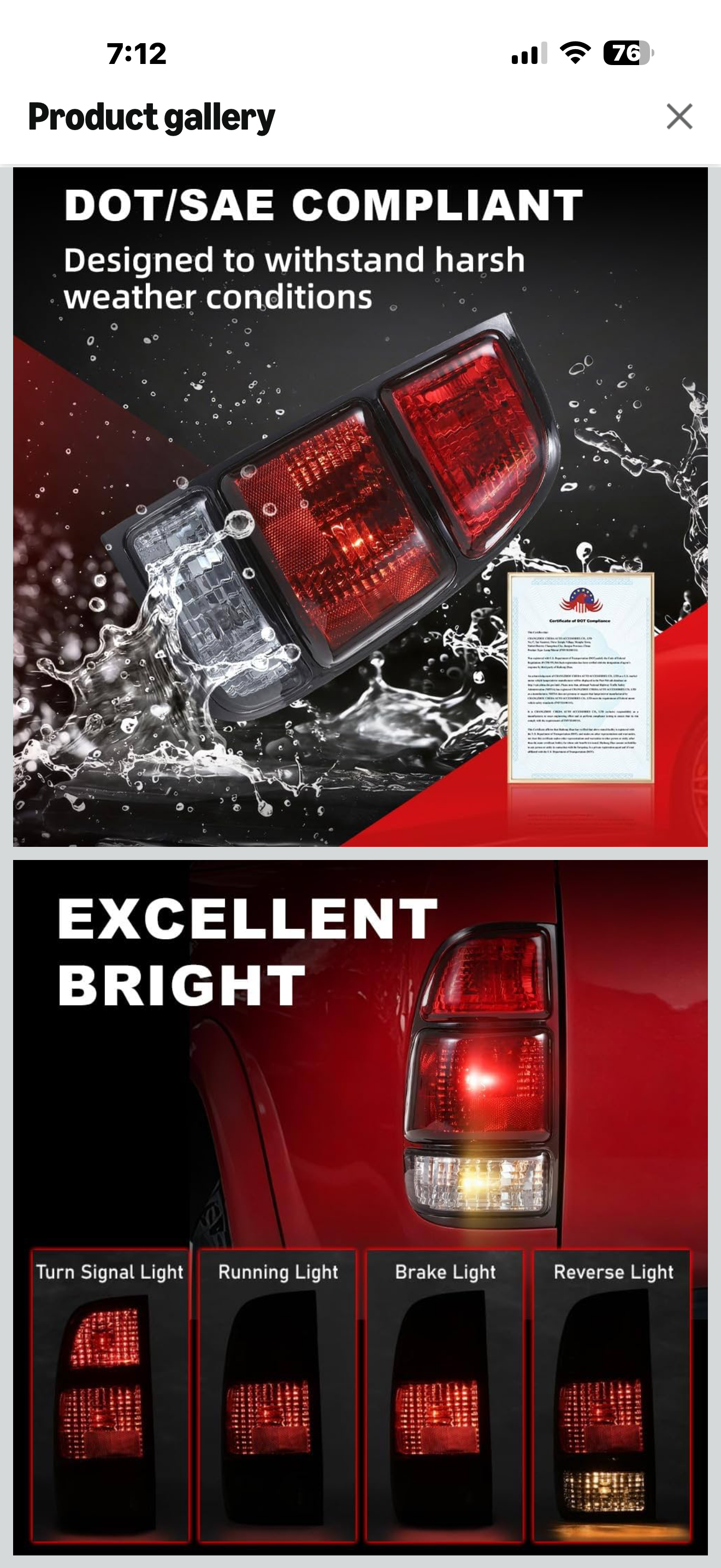 MOUTUX Tail Lights Compatible with Toyota Tundra Regular Cab & Access Cab 2000-2006 Fit Fleetside Bed Models Rear Brake Lamp Assembly with Wiring Harness 815600C010, 815500C010, TO2800129 Luz Trasera

Brand MOTUX
Color smoky
Specific Uses For Product Rear