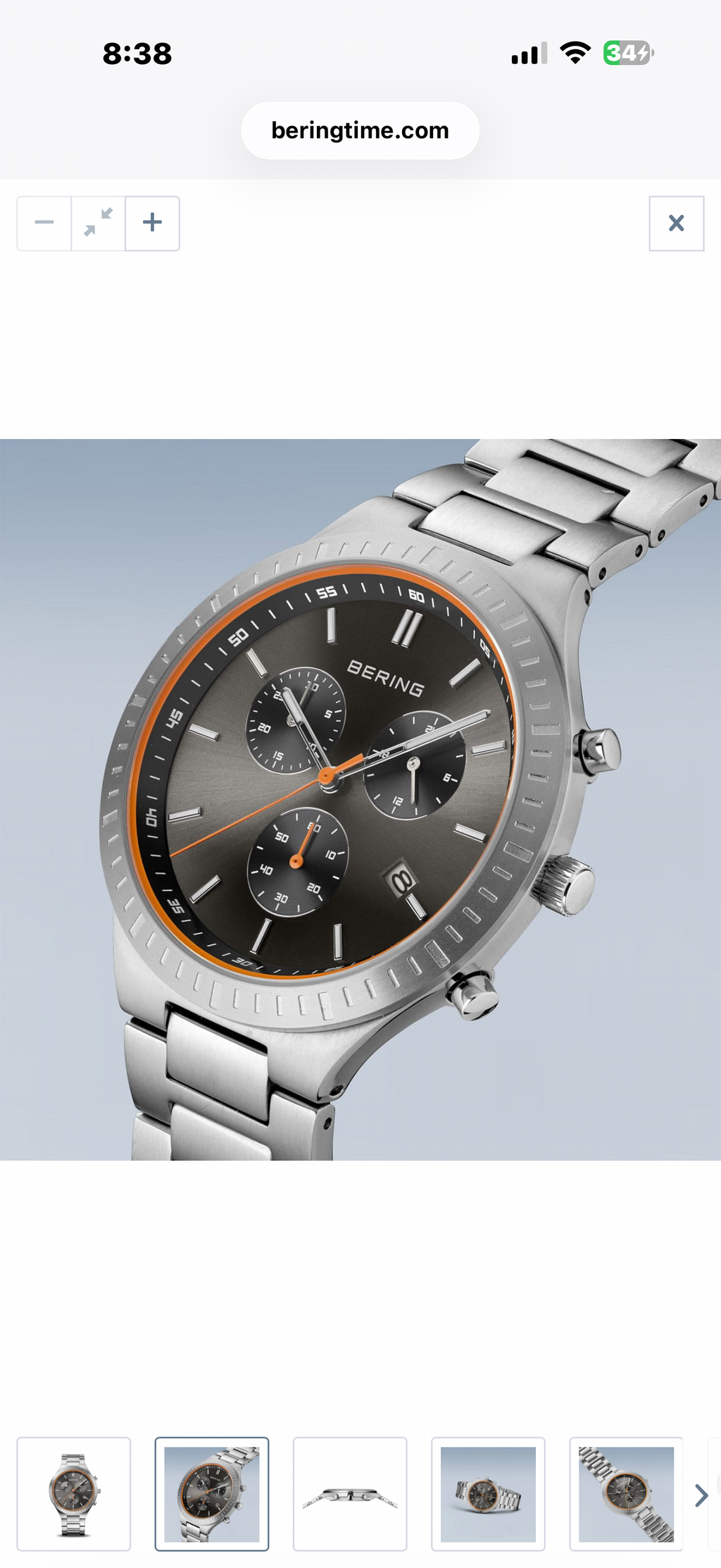 Titan Chrono | brushed silver | 11743-709
Used good condition 
Product information "Titan Chrono | brushed silver | 11743-709"
With this watch you go through thick and thin - Ultra light, extremely resistant,