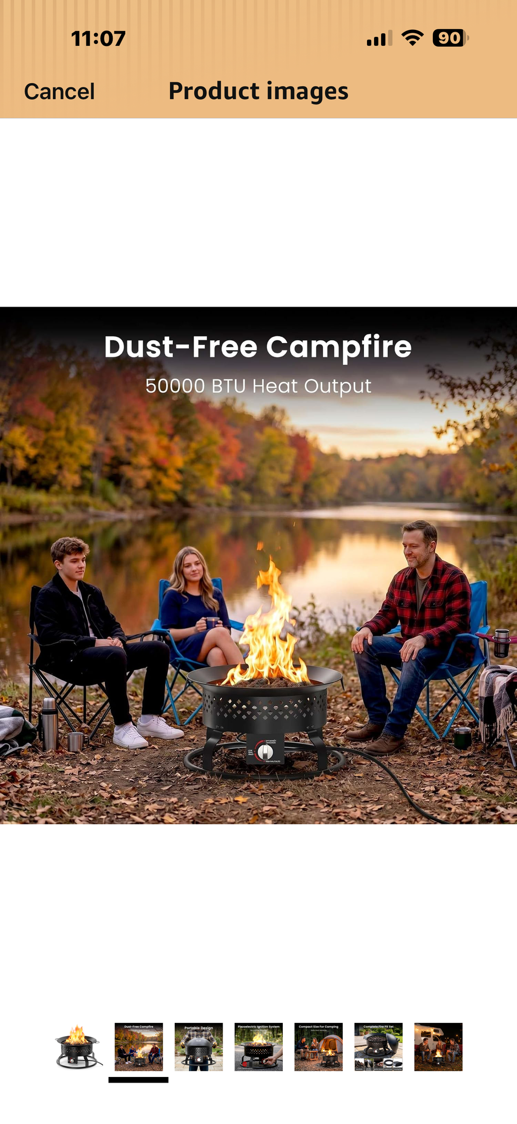 Electactic Portable Propane Fire Pit, 50000 BTU with Fire Pit Cover, Carrying Kit, 19-inch, Smokeless Gas Fire Pit for Camping, Backyard, RV, Deck and Outdoor Activities

Set name: Deep Black

Product Dimensions 19.09"D x 19.09"W x 11.61"H
Brand Electacti