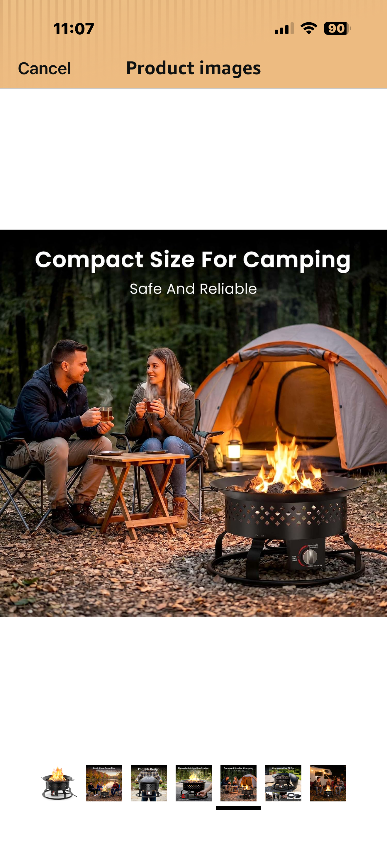 Electactic Portable Propane Fire Pit, 50000 BTU with Fire Pit Cover, Carrying Kit, 19-inch, Smokeless Gas Fire Pit for Camping, Backyard, RV, Deck and Outdoor Activities

Set name: Deep Black

Product Dimensions 19.09"D x 19.09"W x 11.61"H
Brand Electacti