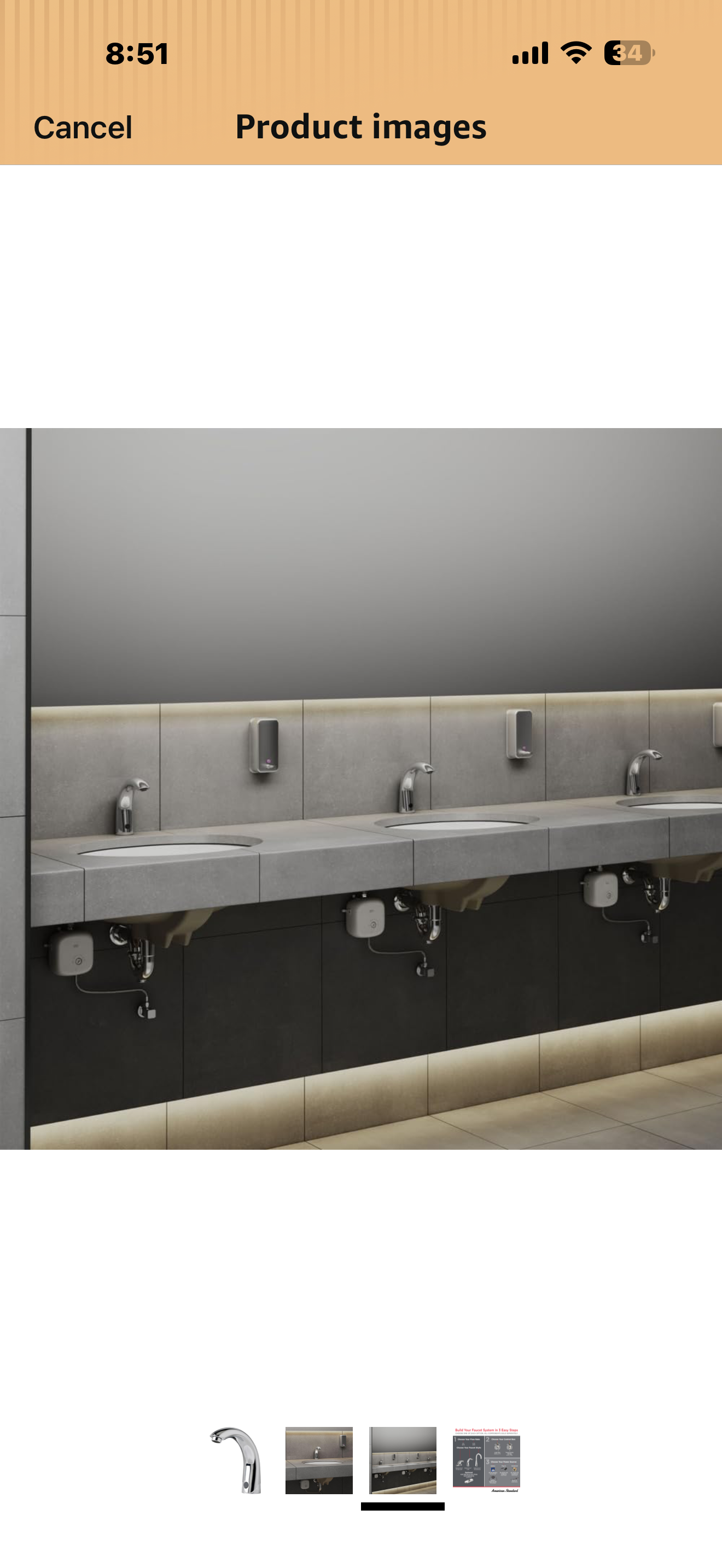 American Standard 605B114.002 Selectronic Cast Touchless Metering Bathroom Sink Faucet, Base Model, 0.35 GPM, Polished Chrome

Style: 0.35 GPM

SIMPLIFIED MODULAR PLATFORM: Choose faucet style, control box with solenoid or thermostatic mixing valve, and c