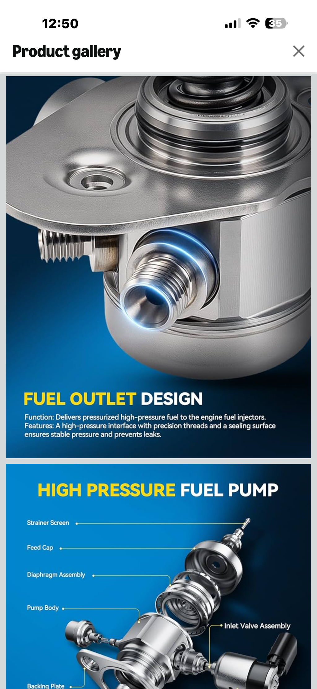 PHILTOP High Pressure Fuel Pump Compatible with BMW 328i/528i/528i/Z4 xDrive 2012-2014, X3/328i xDrive/X1/320i/320i xDrive 2013 2014, 428i/428i xDrive/228i 2014, L4 2.0T, HM10017

Brand PHILTOP
Fit Type Vehicle Specific Fit
Item dimensions L x W x H 6.34
