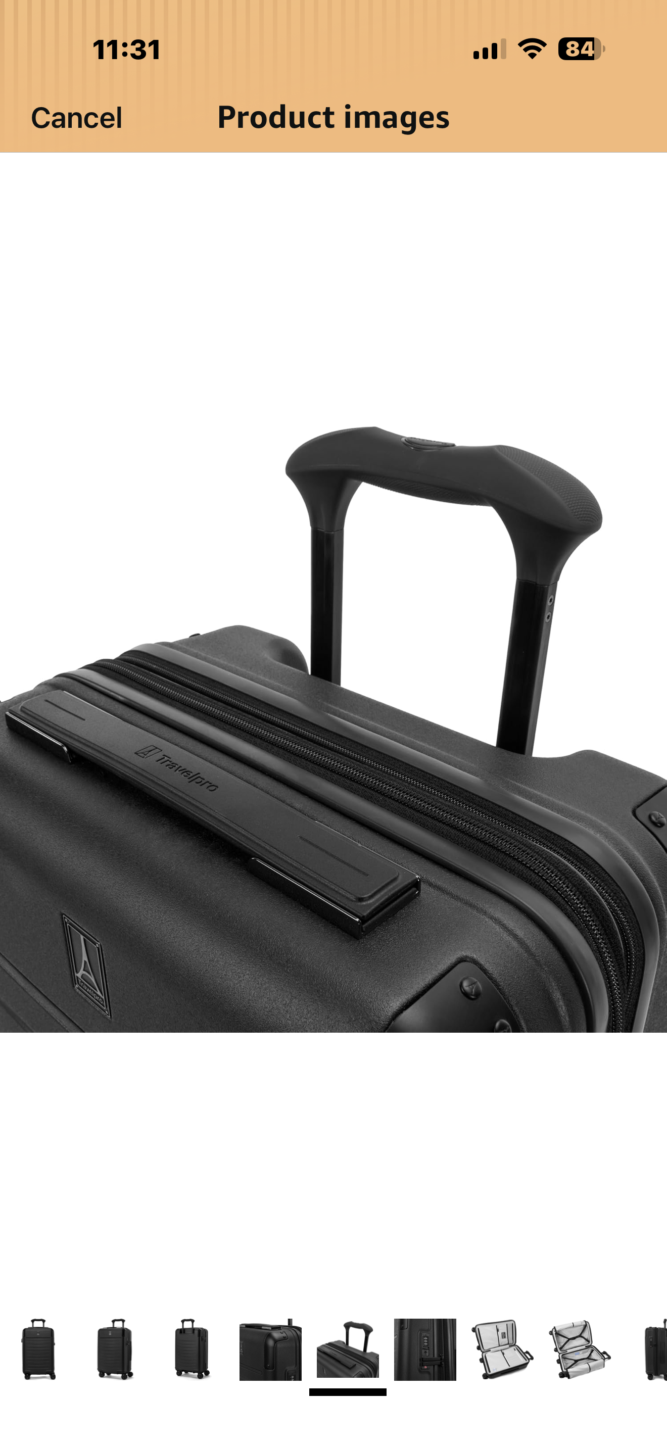 Travelpro Platinum Elite Hardside Expandable Carry on Luggage, 8 Wheel Spinner, TSA Lock, Hard Shell Polycarbonate Suitcase, Jet Black, Carry on 21-Inch

EFFORTLESS PRECISION ROLLING — The exclusive PrecisionGlide System combines eight 360° MagnaTrac self