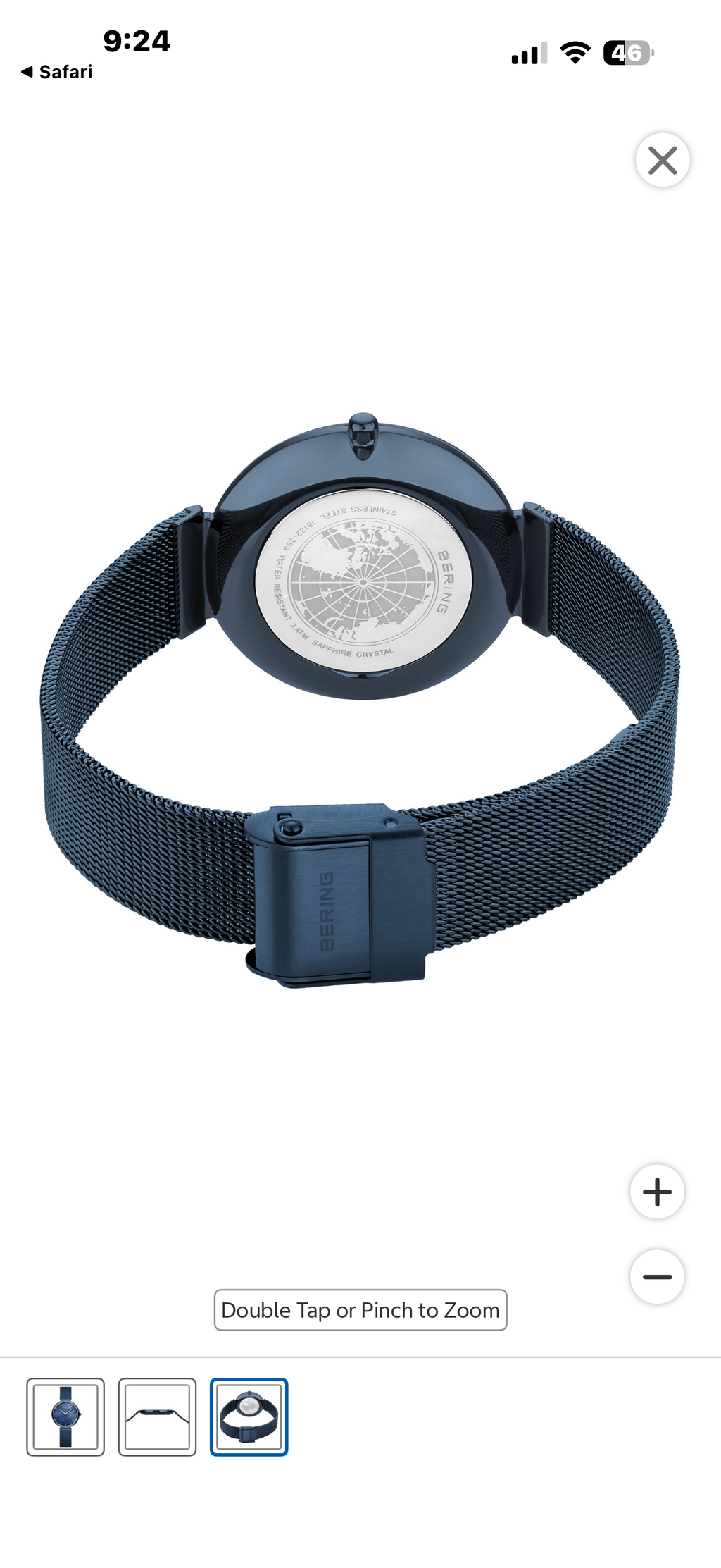 Bering Women's Ultra Slim Stainless Steel Milanese
Mesh Watch, 32mm
Like new without box
Brand: Bering
• Collection Name: Ultra Slim
• Model #: 18132-399
• Case Material: Stainless Steel
• Case Thickness: 5 mm
• Case Diameter: 32 mm
• Bezel: Fixed